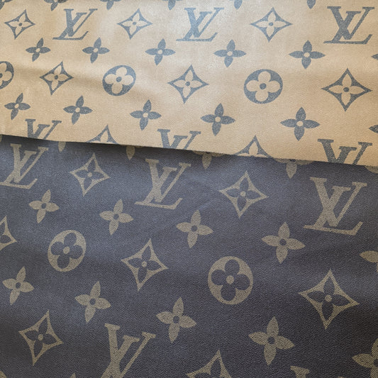 LV BIG LOGO LEATHER